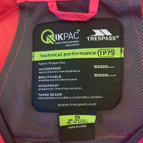 Trespass Women's Waterproof Jacket - Picture 5 of 9